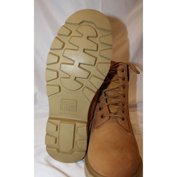 Timberland Pro Men's Wheat Sawhorse 6" Waterproof Boots Comp Toe 12 WIDE NIB - Picture 6 of 7